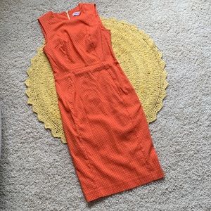 Calvin Klein Orange Sleeveless Dress
